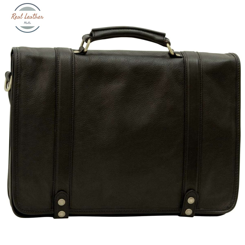 Calfskin Nappa leather briefcase Black Briefcases