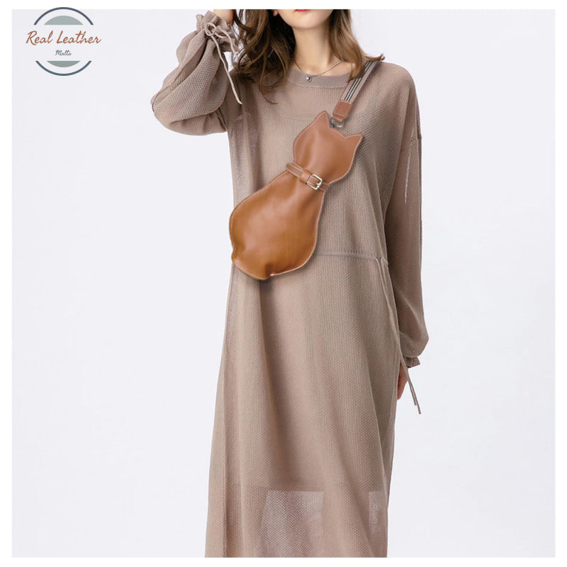 Cat-Shaped Cross Body Bag