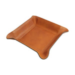 LUSSO Italian Calfskin Leather Catchall Tray