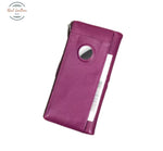 Cow Leather Women Wallet with AirTag Slot Wallet