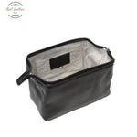 Cowhide beauty case Cosmetic bag