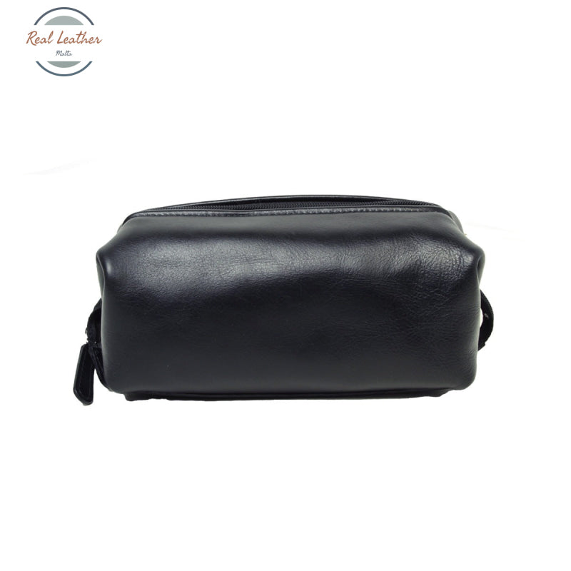 Cowhide beauty case Cosmetic bag