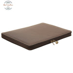 Cowhide leather portfolio Dark Brown Leather Portfolio