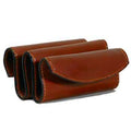 LUSSO Full Grain Leather Desk Letter Stand