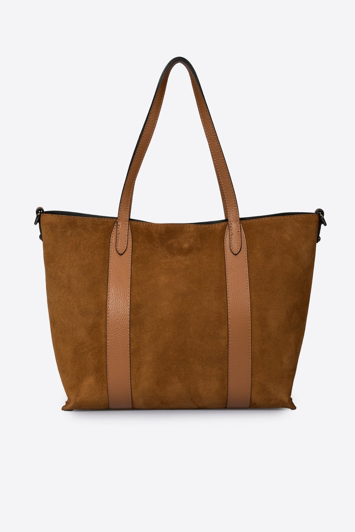 Teresa Made in Italy Suede Leather Tote Bag – Cognac