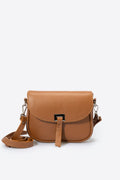 BELA leather crossbody bag - Cuoio