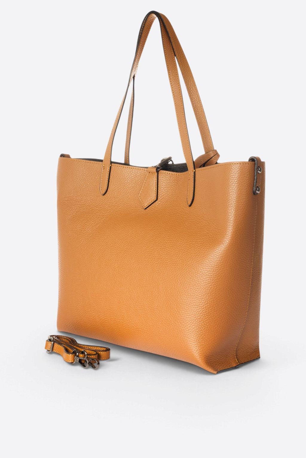 Nicoletta Made in Italy Leather Tote Bag – Cognac