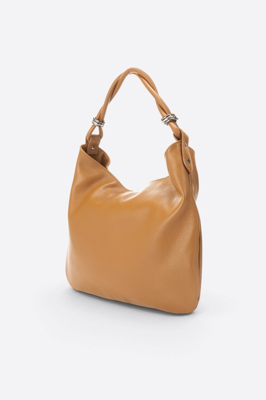 Paola Made in Italy Leather Shoulder Bag – Cognac