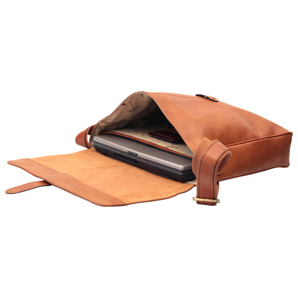 LUSSO Cowhide Leather Messenger