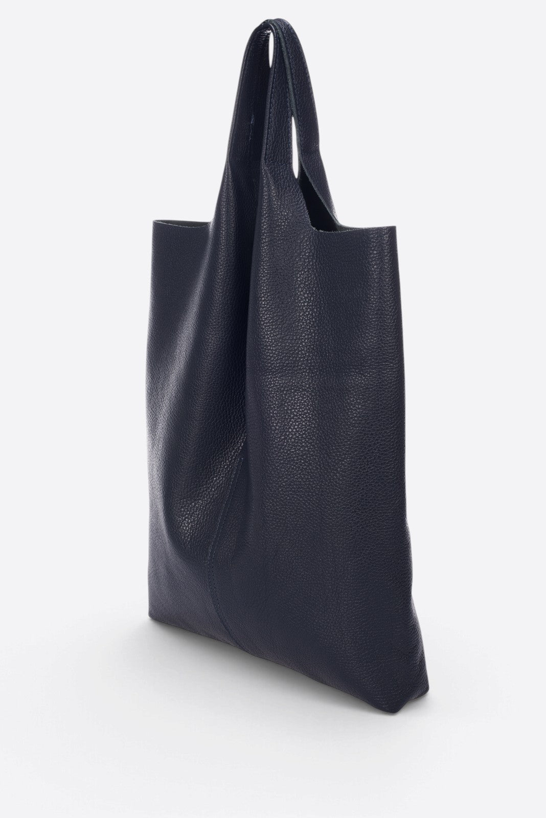Martina Made in Italy Leather Tote Bag – Dark Blue