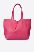 Francesca Made in Italy Leather Tote Bag – Fuchsia