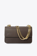 Chiara Made in Italy Leather Crossbody Bag – Dark Brown