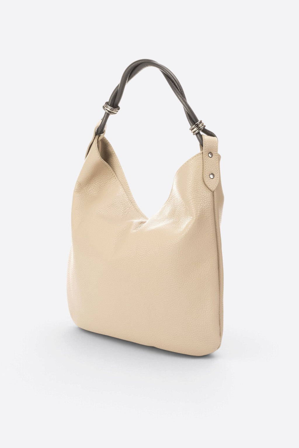 Paola Made in Italy Leather Shoulder Bag – Taupe