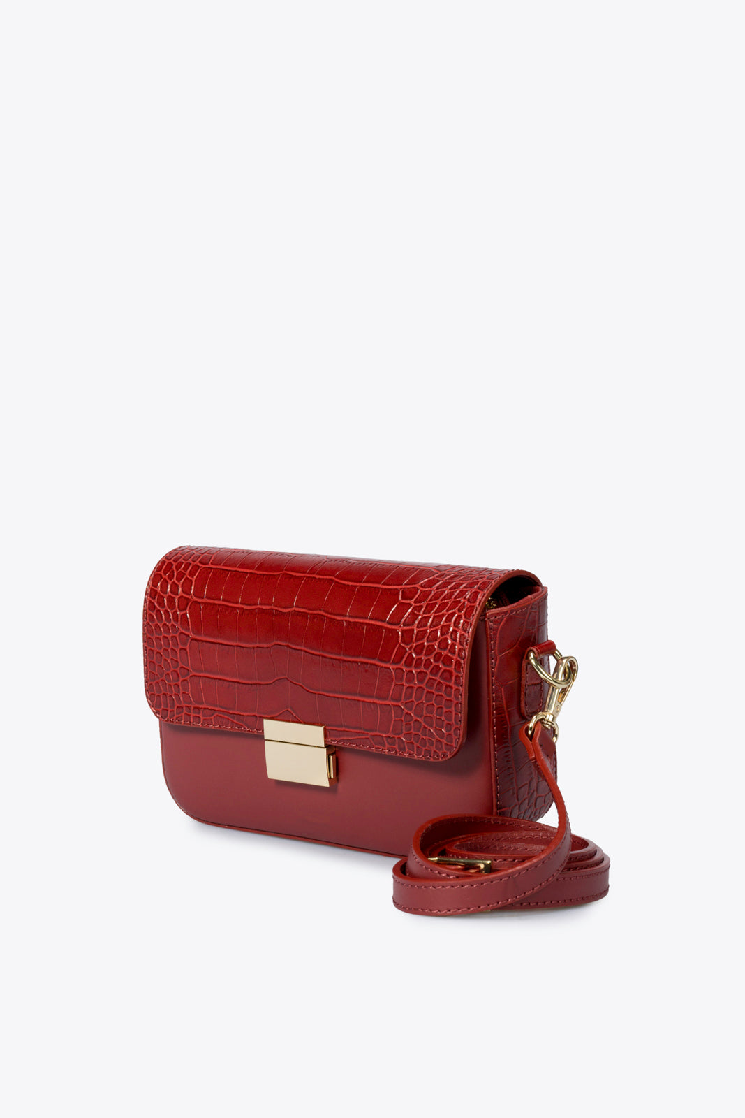 Giorgia Made in Italy Leather Crossbody Bag – Bordo