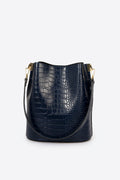 Bianca Made in Italy Leather Shoulder Bag – Blue