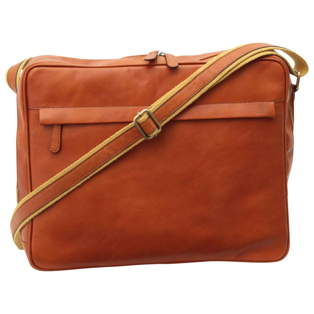 Vachetta Leather Messenger