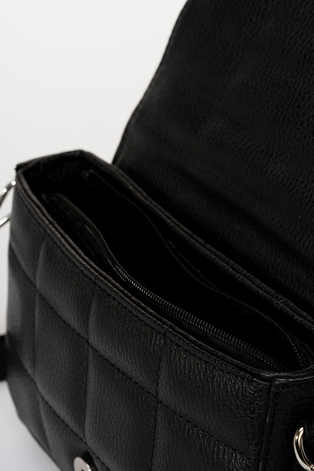 EMILIA leather crossbody bag - Nero