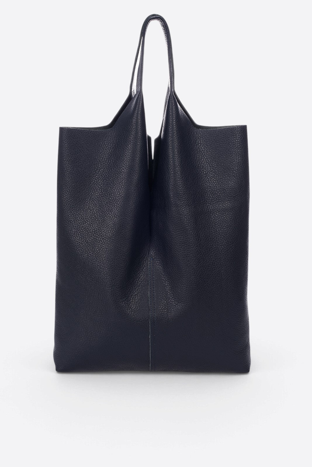 Martina Made in Italy Leather Tote Bag – Dark Blue