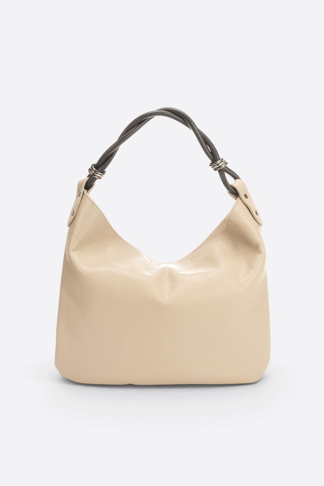 Paola Made in Italy Leather Shoulder Bag – Taupe