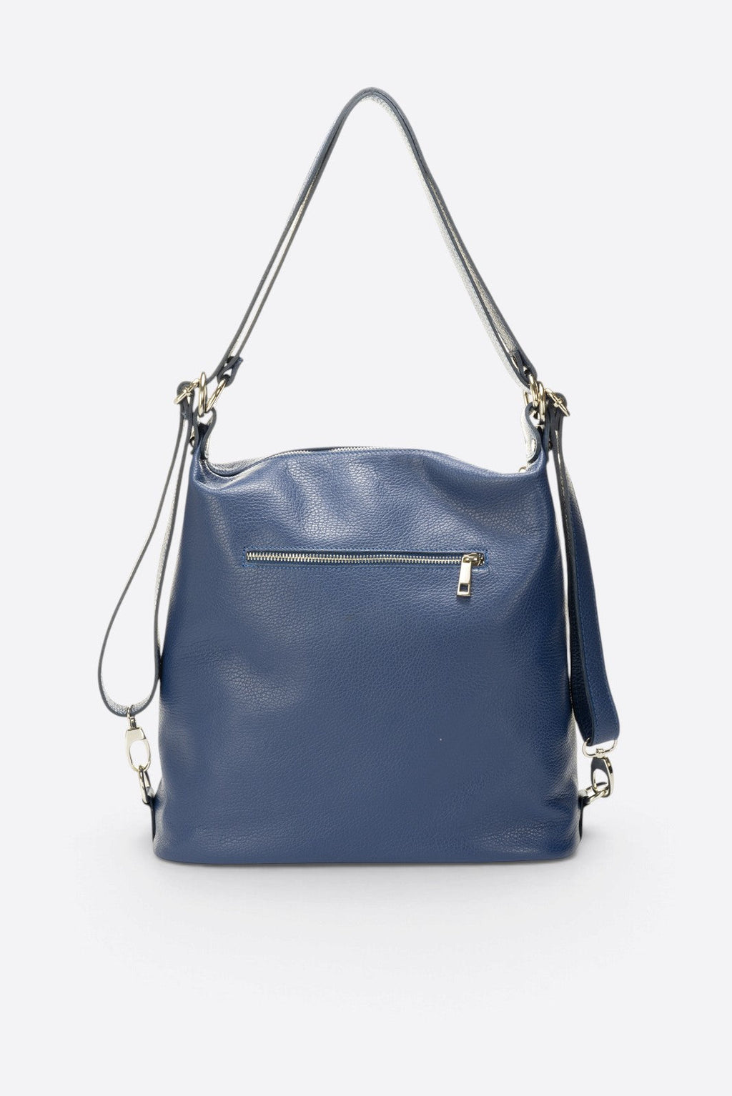 Serena Made in Italy Leather Backpack – Blue