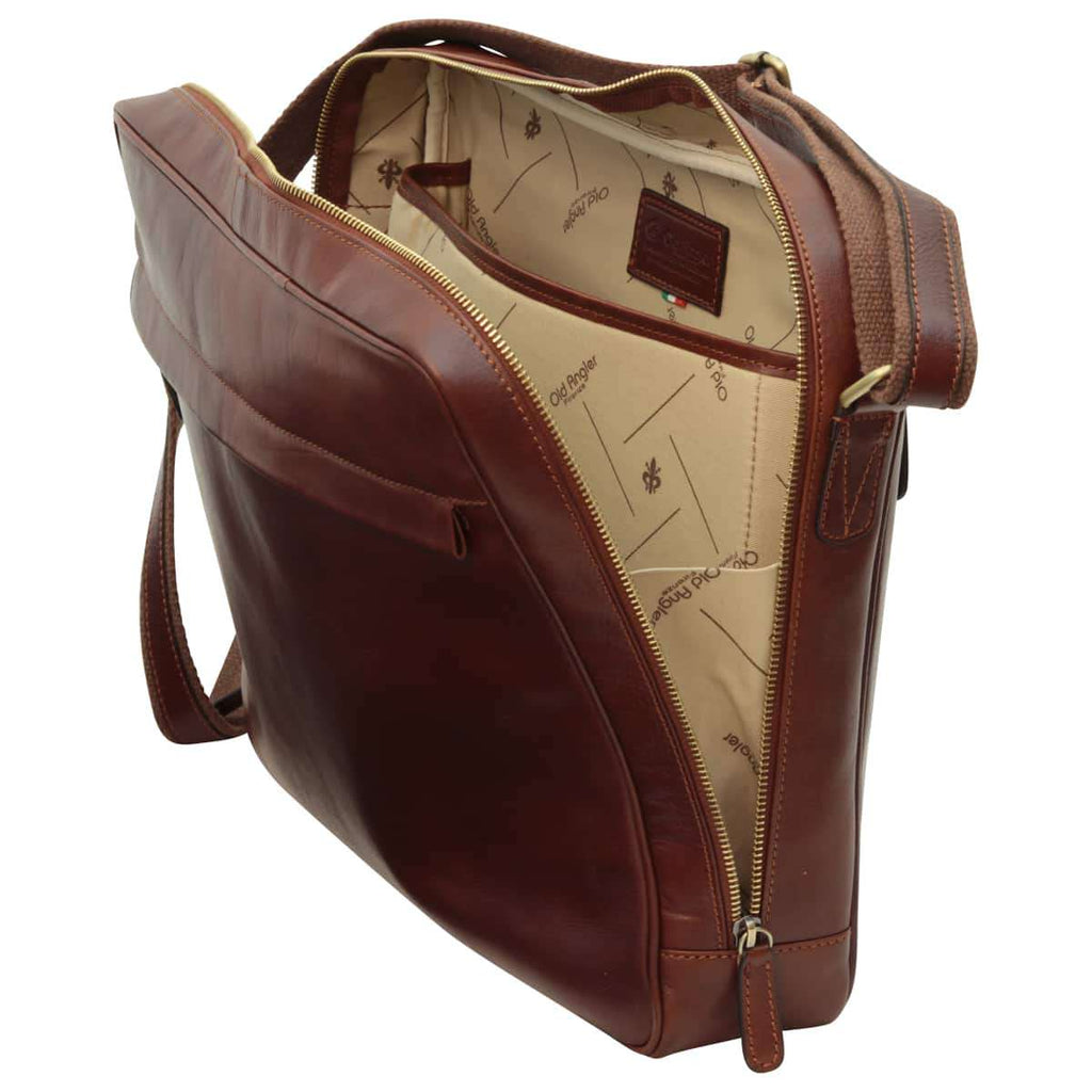LUSSO Vachetta Leather Messenger
