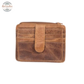 Genuine Leather RFID Blocking Wallet for Credit Cards and IDs