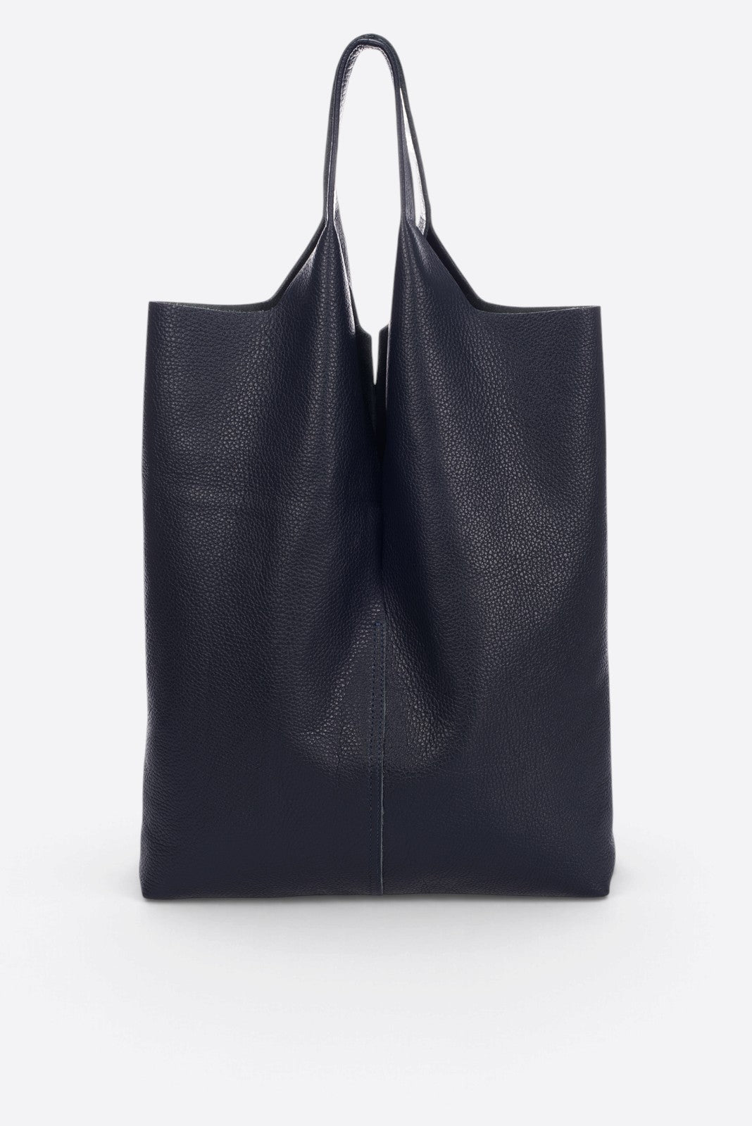 Martina Made in Italy Leather Tote Bag – Dark Blue