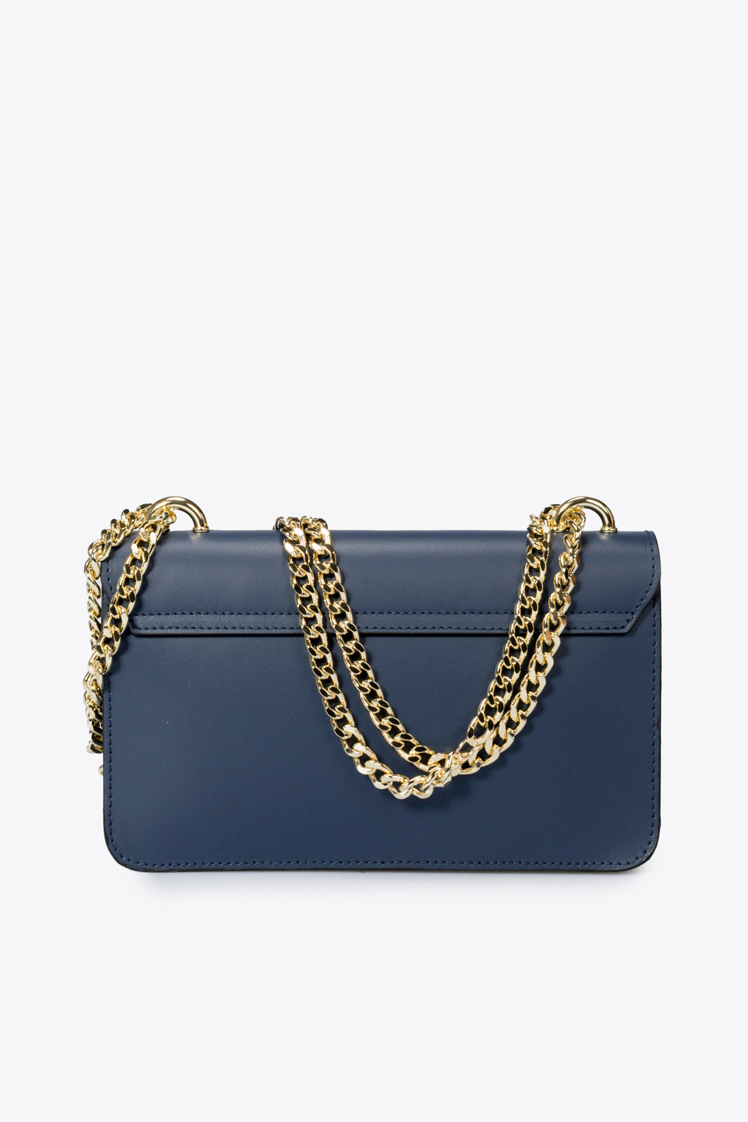 Chiara Made in Italy Leather Crossbody Bag – Blue