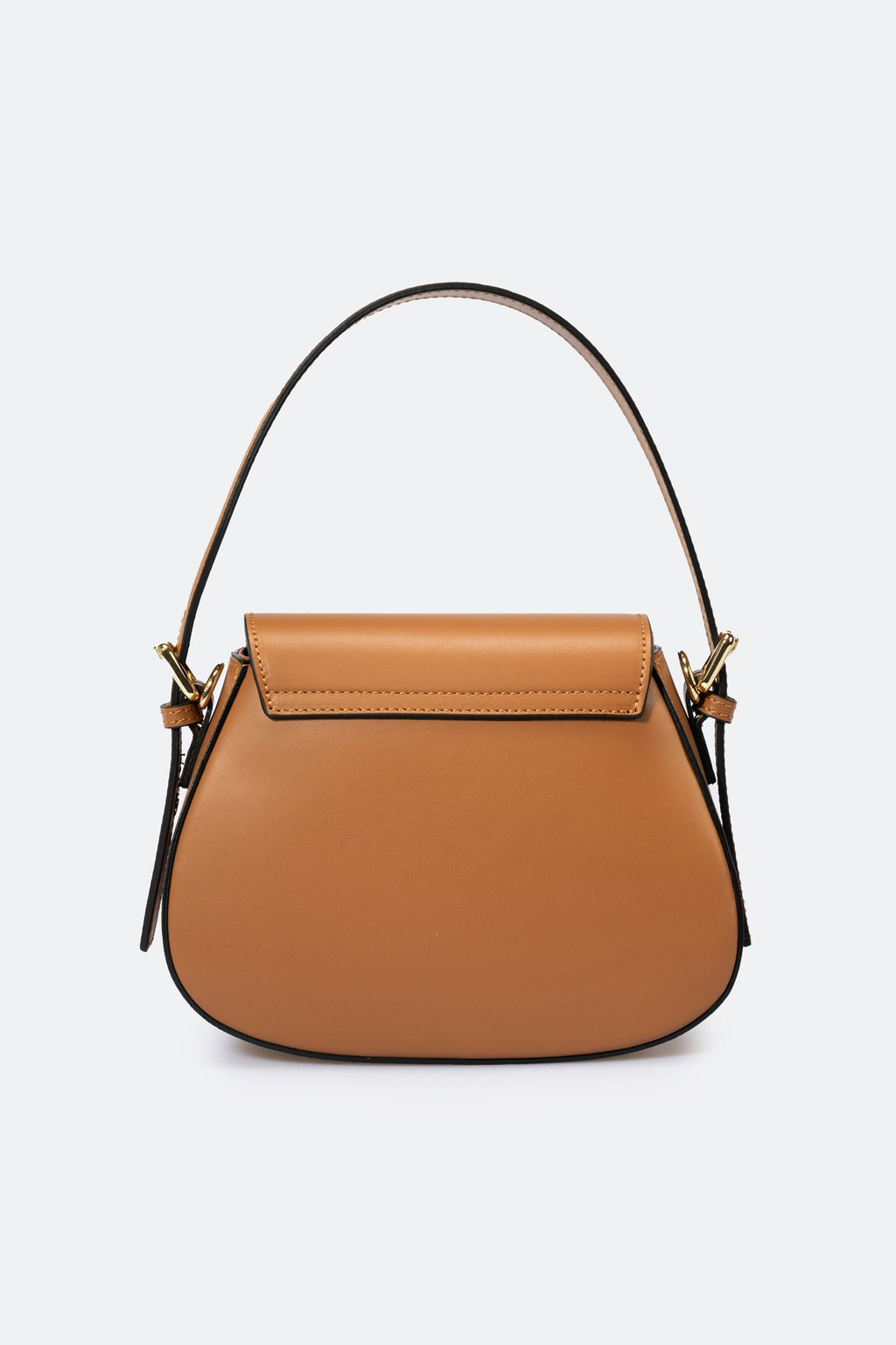 Ginevra Made in Italy Leather Shoulder Bag – Tan