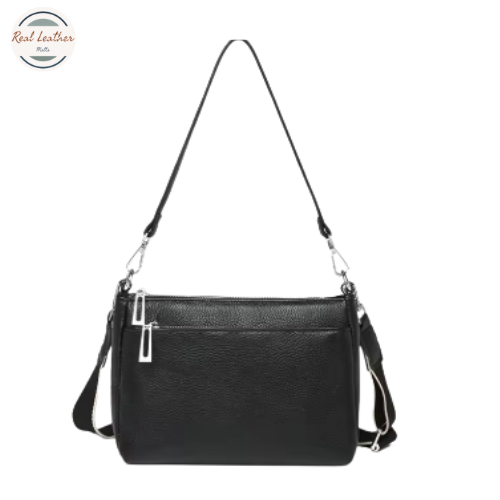 Genuine Cow Leather Crossbody Tote Bag for Women