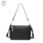 Genuine Cow Leather Crossbody Tote Bag for Women