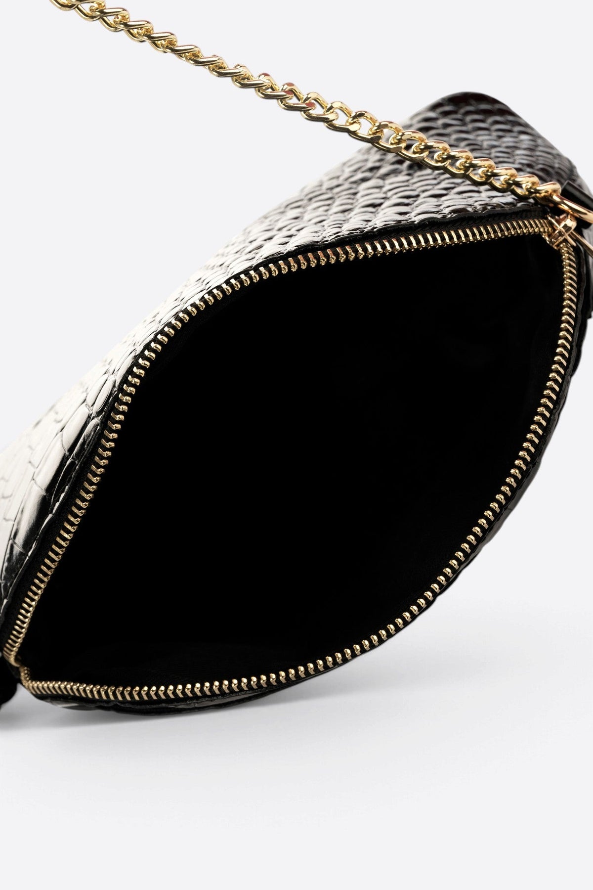Adriana Made in Italy Leather Crossbody Bag – Black