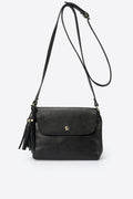 Stella Made in Italy Leather Crossbody Bag – Black