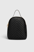 Rebecca Made in Italy Leather Backpack – Black