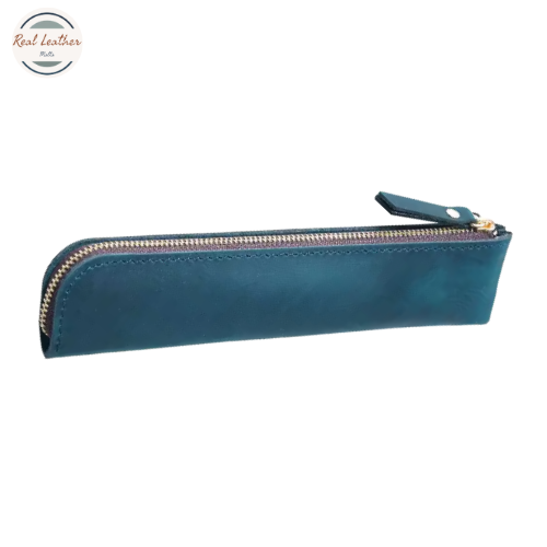 Genuine Cowhide Leather Pencil Case