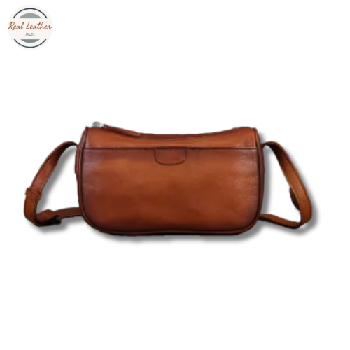 Cowhide Shoulder Pillow Bag for Women