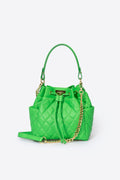 Veronica Made in Italy Full Grain Leather Top Handle Handbag – Green