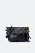 Alessia Made in Italy Full Grain Leather Crossbody Bag – Blue
