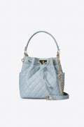 Veronica Made in Italy Full Grain Leather Top Handle Handbag – Celeste