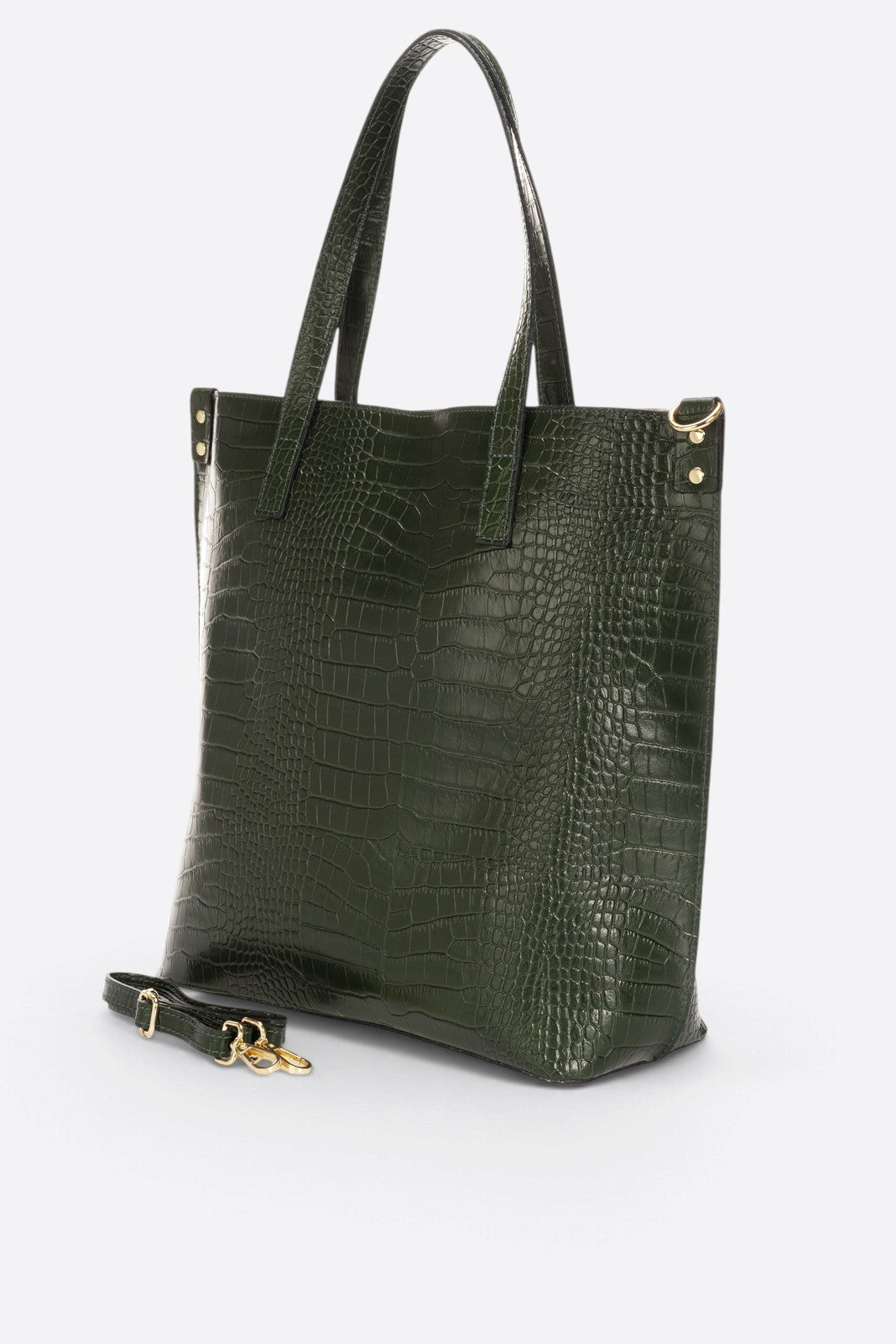 Valentina Made in Italy Leather Shoulder Bag – Green