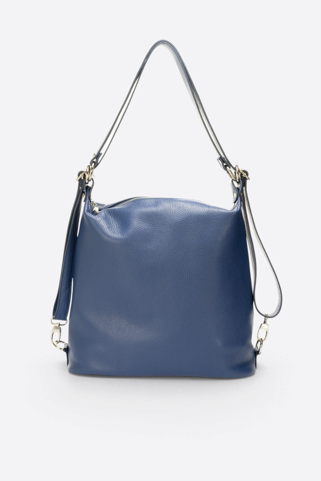 Serena Made in Italy Leather Backpack – Blue
