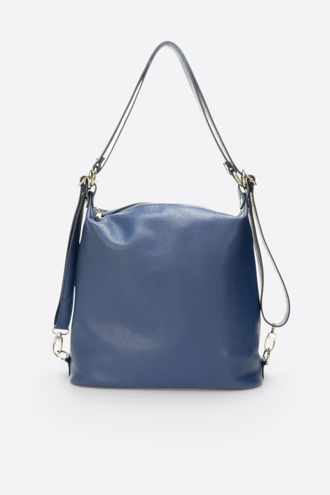 Serena Made in Italy Leather Backpack – Blue