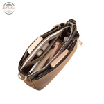 Genuine Cow Leather Crossbody Tote Bag for Women