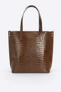 Valentina Made in Italy Leather Shoulder Bag – Brown