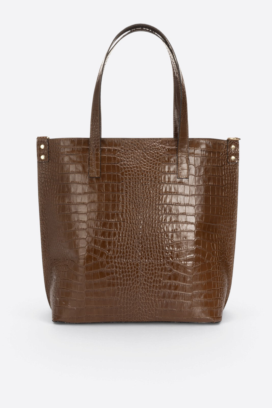 Valentina Made in Italy Leather Shoulder Bag – Brown