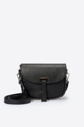 BELA leather crossbody bag - Nero