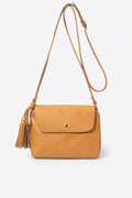 Stella Made in Italy Leather Crossbody Bag – Tan
