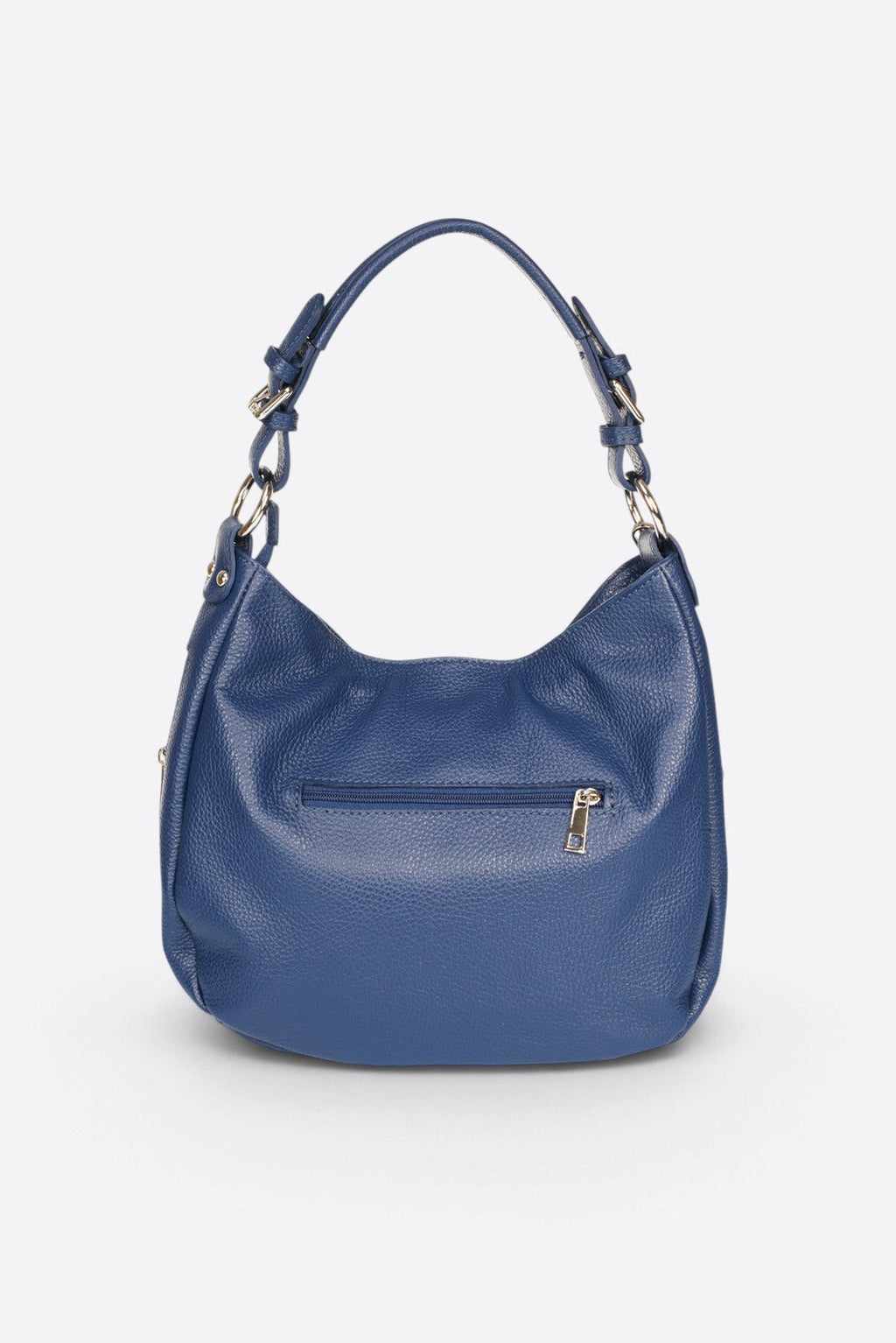 Viola Made in Italy Leather Top Handle Handbag – Blue