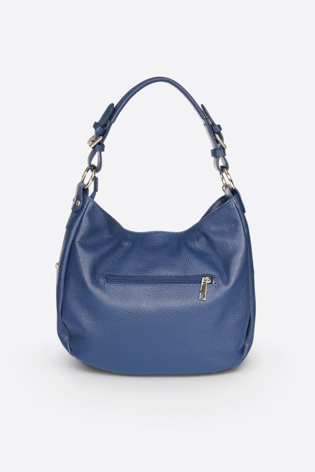 Viola Made in Italy Leather Top Handle Handbag – Blue