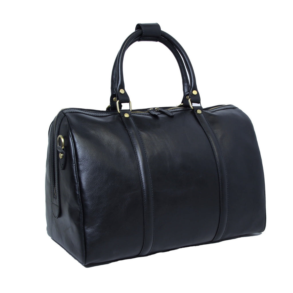 LUSSO Full grain leather duffle bag